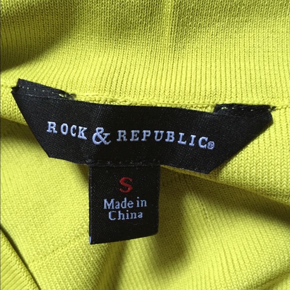 Sold on Mercari Rock & Republic Lime Green Skirt - Picture 4 of 4